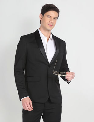 Arrow Solid Two Piece Tuxedo Suit