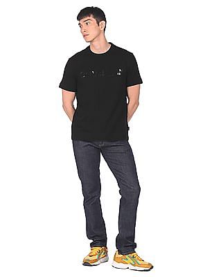 【IONSEOUL】Kevin Warm Sweat T Shirt (2color) 5JH047 Buy Calvin Klein Men Black Matt Shine Split Logo T-Shirt