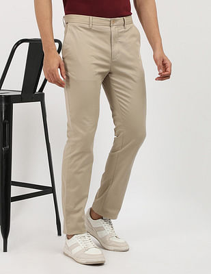 Tommy Hilfiger Mid Rise Straight Fit Chino Trousers