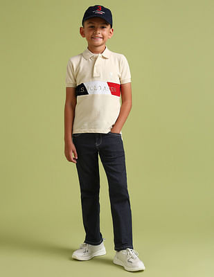 U S Polo Assn Kids Boys Regular fit Blue Jeans