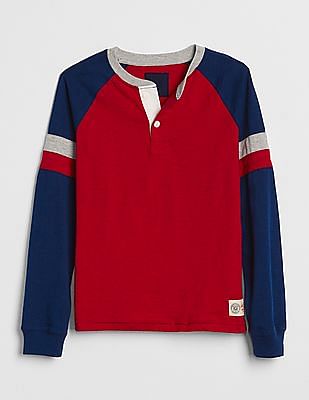 gap henley long sleeve