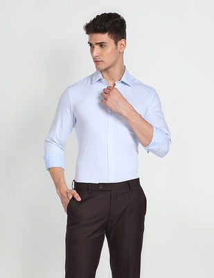 Arrow Graph Check Manhattan Slim Fit Formal Shirt