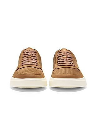 Buy Cole Haan Men Tan Perforated Grand Crosscourt Modern