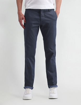 Arrow Sport Slim Fit Solid Trousers