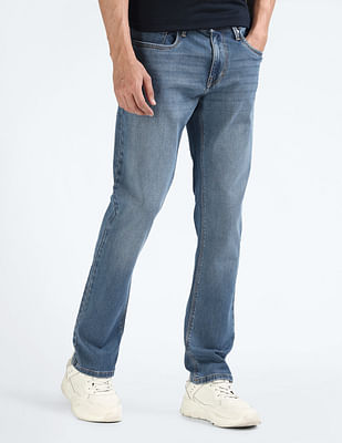 Flying Machine Slim Straight Fit Mid Rise Jeans