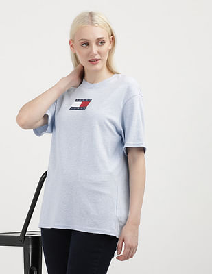 Tommy Hilfiger Relax Melange Flag T-Shirt