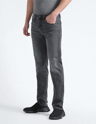 Slim Straight Fit Black Jeans