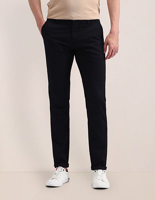 U S Polo Assn Austin Fit Solid Trousers