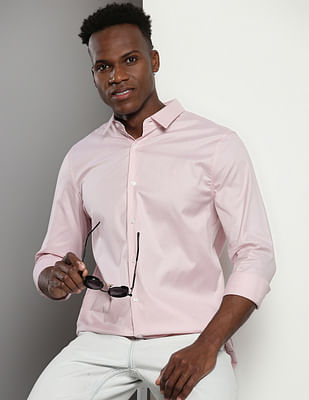 Calvin Klein Pinpoint Oxford Stretch Shirt