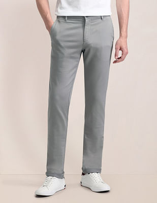 U S Polo Assn Mid Rise Slim Fit Trousers