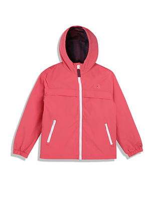 Tommy Hilfiger Kids Girls Hooded Chicago Windbreaker Jacket