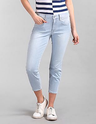 gap striped jeans