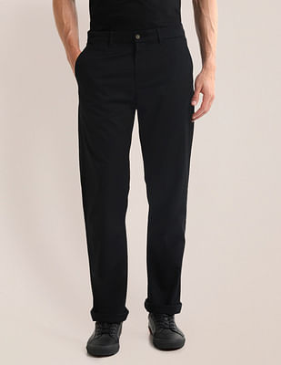 U S Polo Assn Riley Straight Fit Solid Trousers