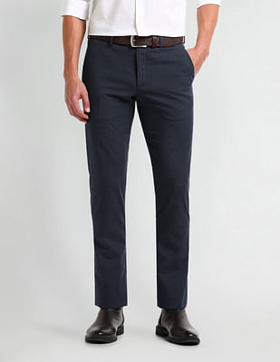 Arrow Tapered Fit Solid Trousers