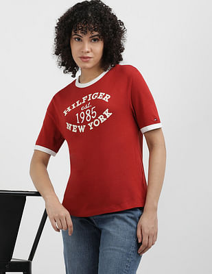 Tommy Hilfiger Varsity Ringer Round Neck T-Shirt