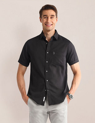 U S Polo Assn Regular Fit Dobby Shirt