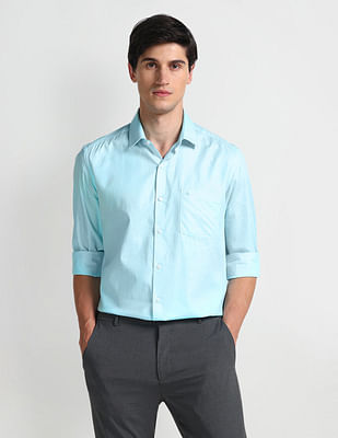 Arrow Self Designed Manhattan Slim Fit Shirt