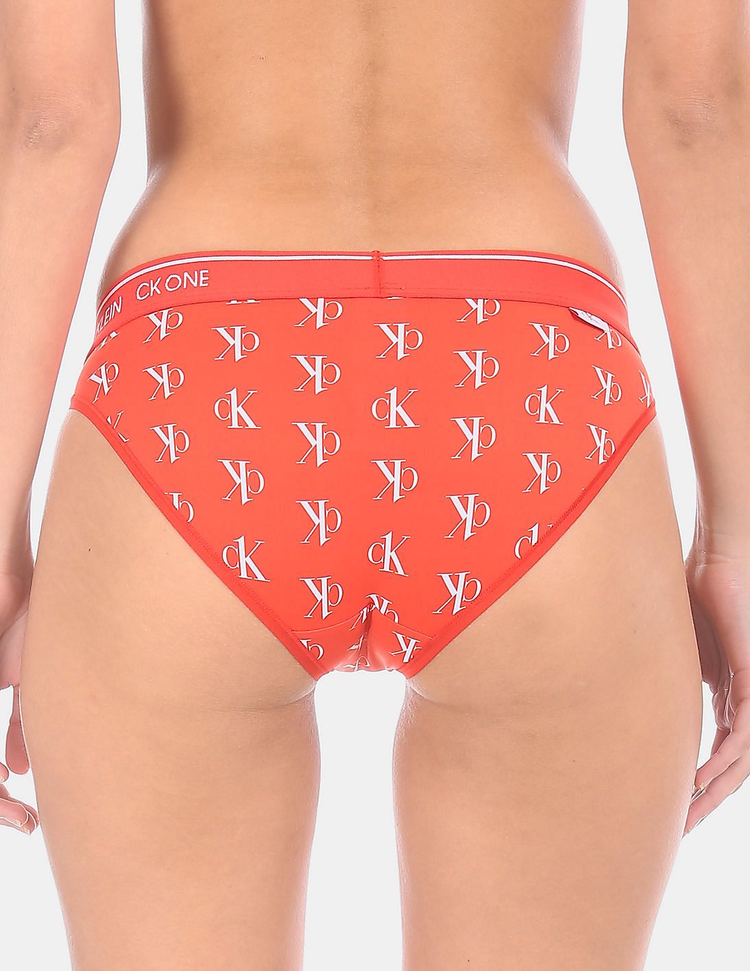 Buy Calvin Klein Underwear Women Red Allover Monogram Print