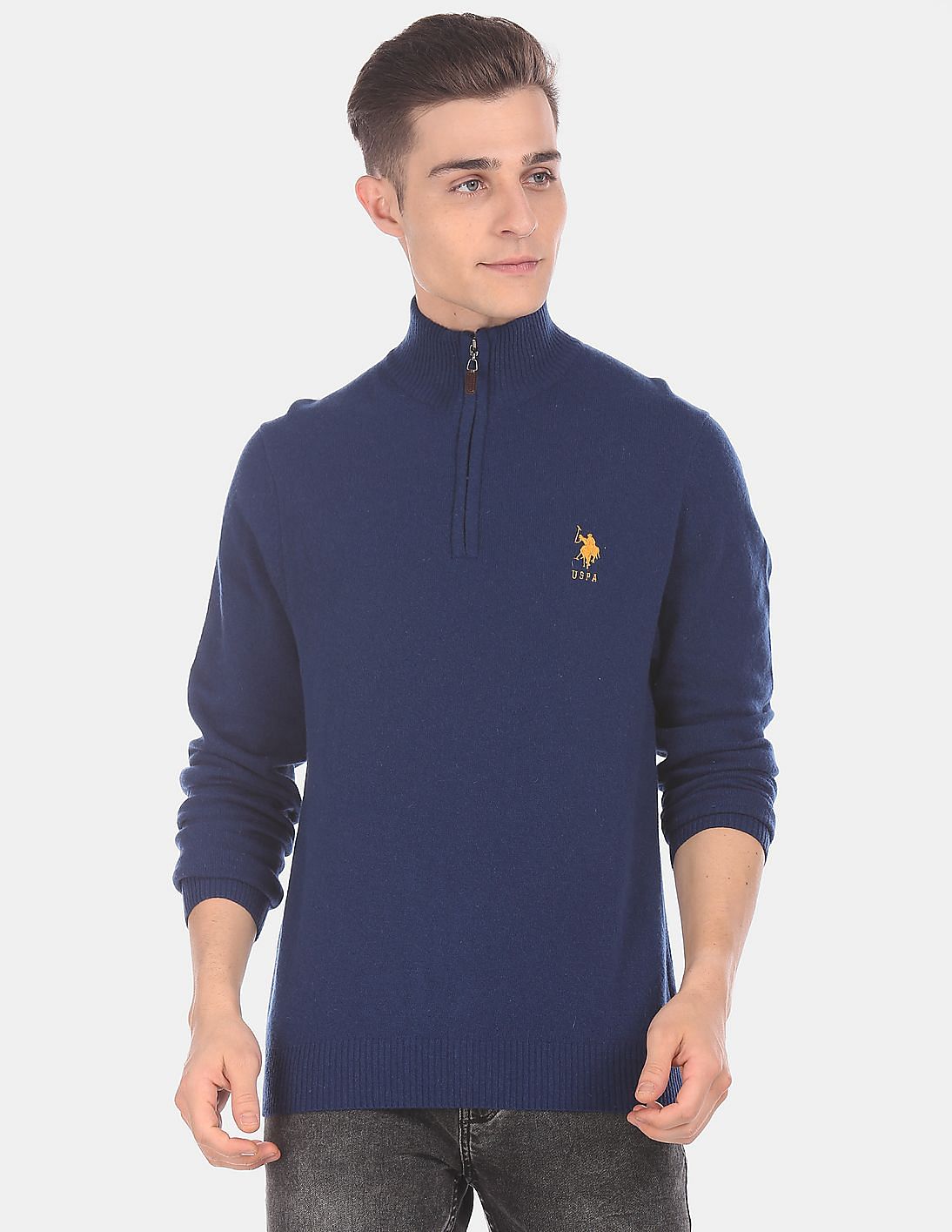 Polo turtleneck zip up sale