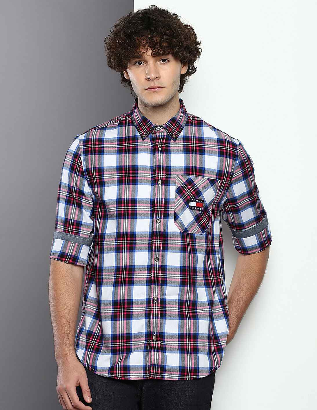 Buy Tommy Hilfiger Relaxed Flannel Casual Shirt - NNNOW.com