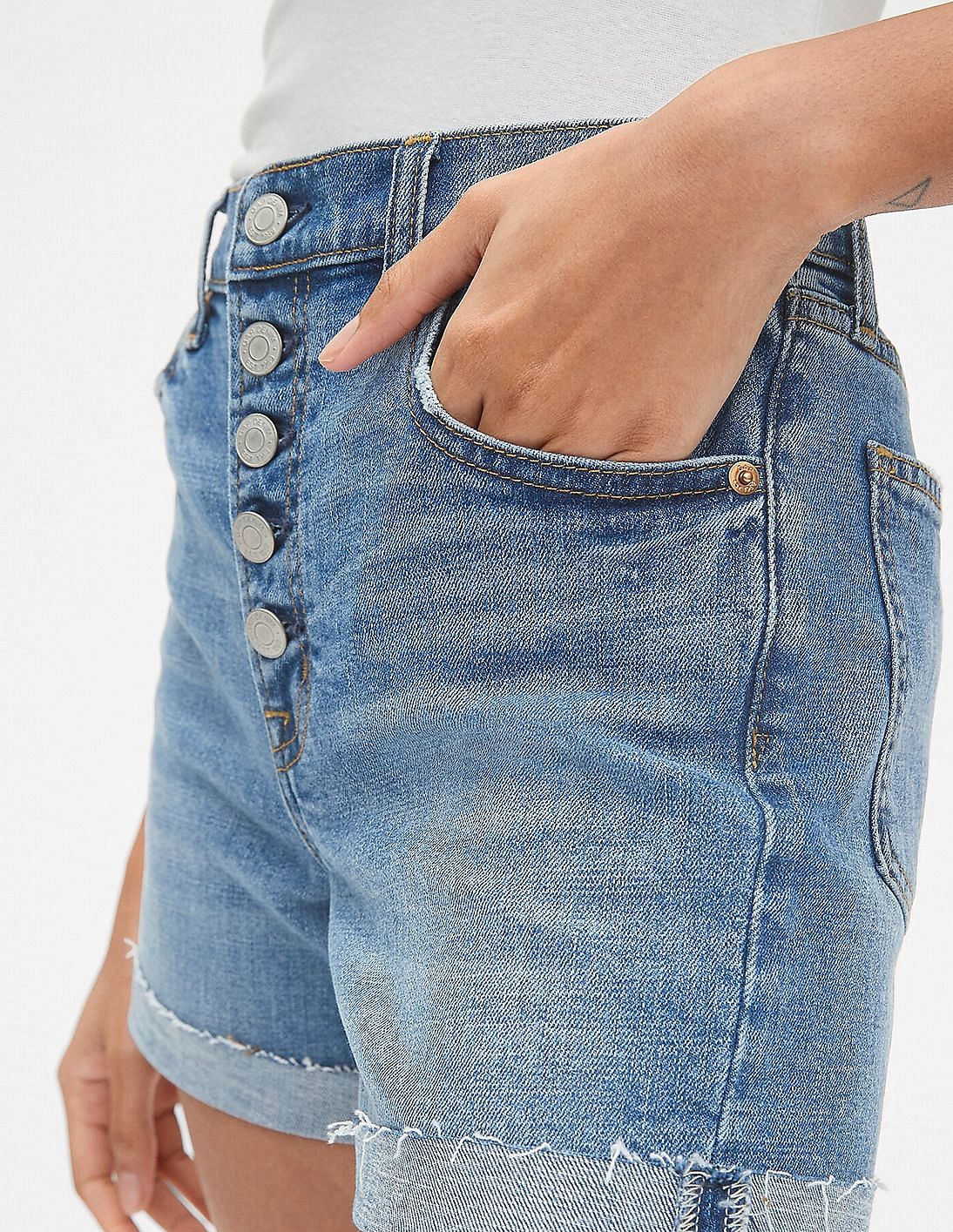 Gap high waisted sale shorts