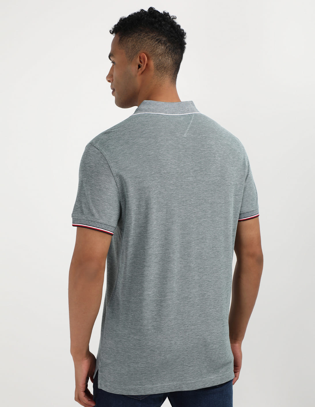 Buy Tommy Hilfiger Mouline Oxford Tipped Polo Shirt - NNNOW.com