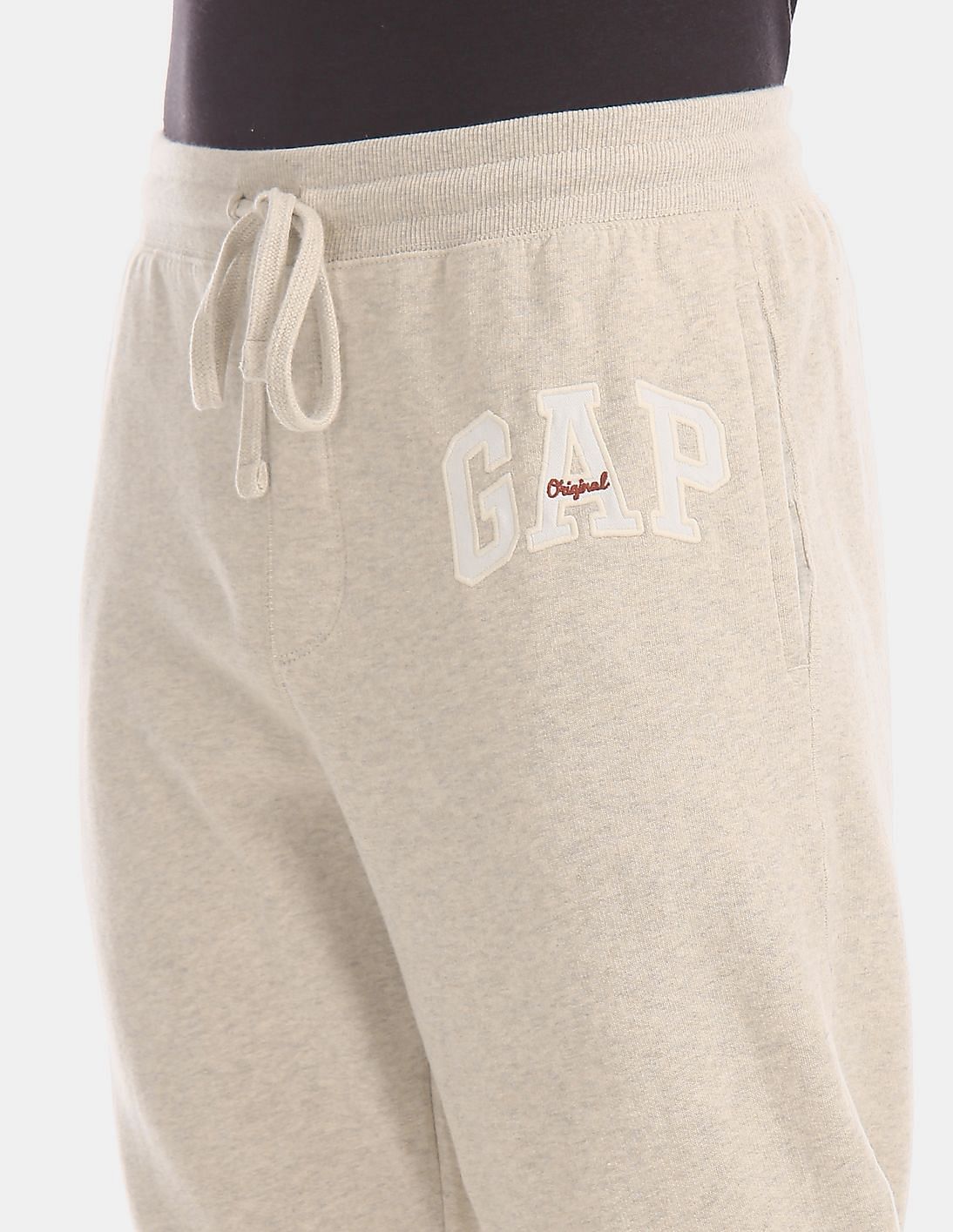 GAP Gap Logo Fleece Joggers Heather Charcoal
