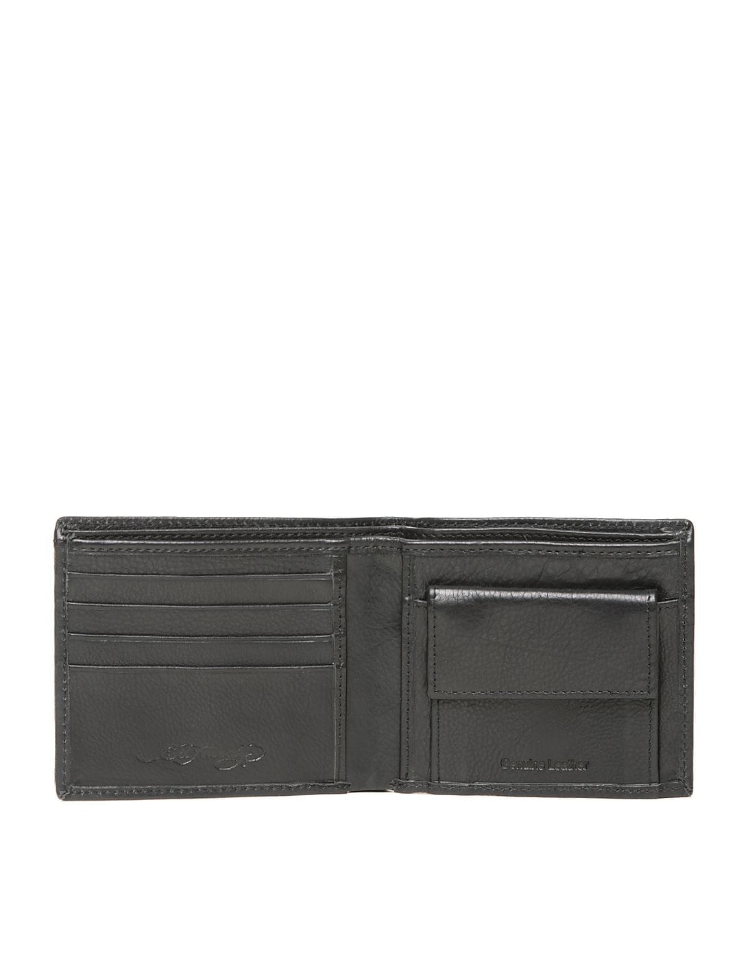 Buy Ed Hardy Men Textured Leather Bi-Fold Wallet - NNNOW.com