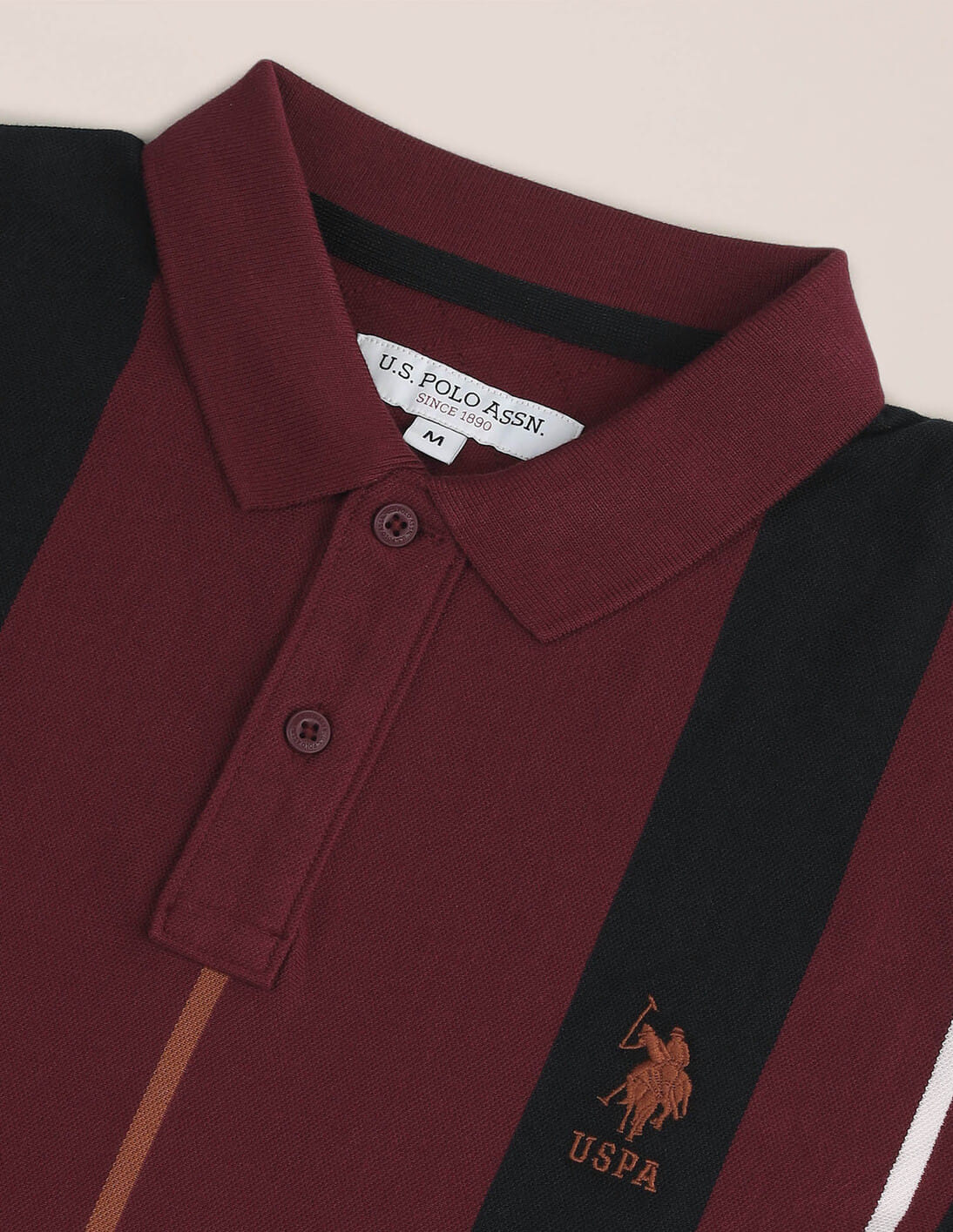 Buy U.S. Polo Assn. Vertical Stripe Slim Polo Shirt - NNNOW.com