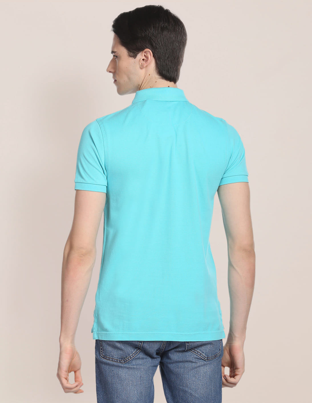 Buy U.S. Polo Assn. Ribbed Collar Solid Polo Shirt - NNNOW.com