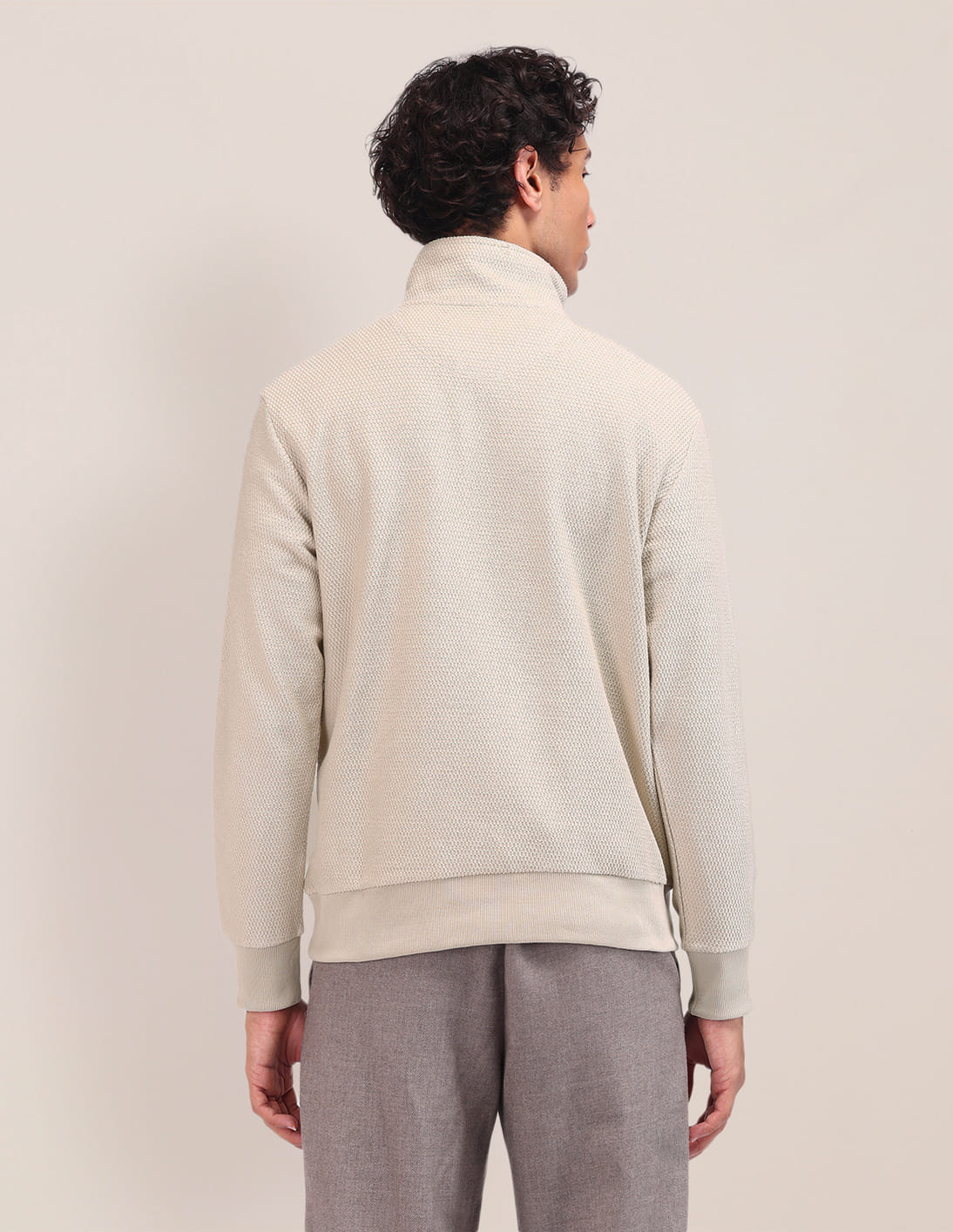 Buy U.S. Polo Assn. Half Zipper Solid Sweatshirt - NNNOW.com