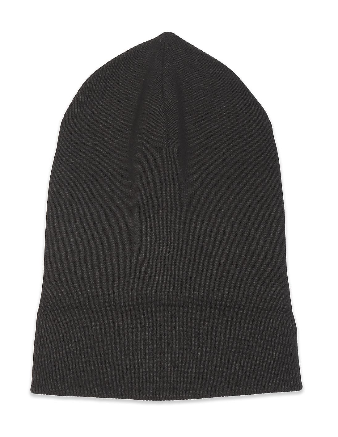 Black tommy hilfiger online beanie