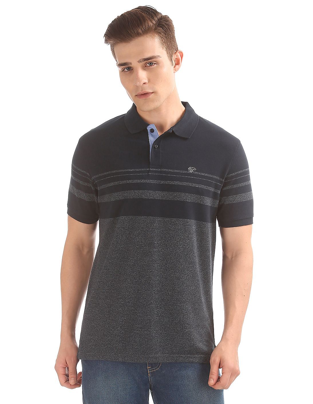 Buy Ruggers Striped Regular Fit Polo Shirt - NNNOW.com