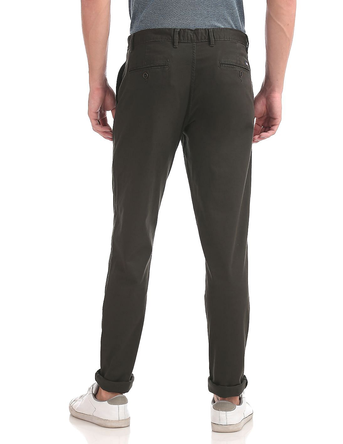 Buy Navy Trousers  Pants for Men by ARROW Online  Ajiocom