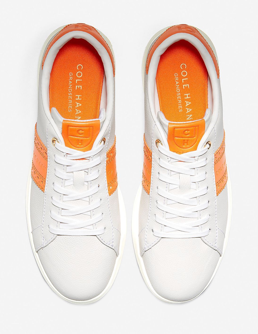 おトク情報がいっぱい！ And White Off Women Haan Cole Buy Orange Colour Series Grand 靴