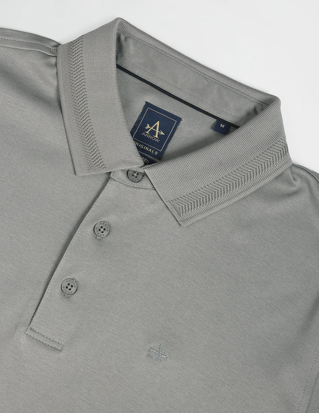 Buy Arrow Mercerised Cotton Solid Polo Shirt - NNNOW.com