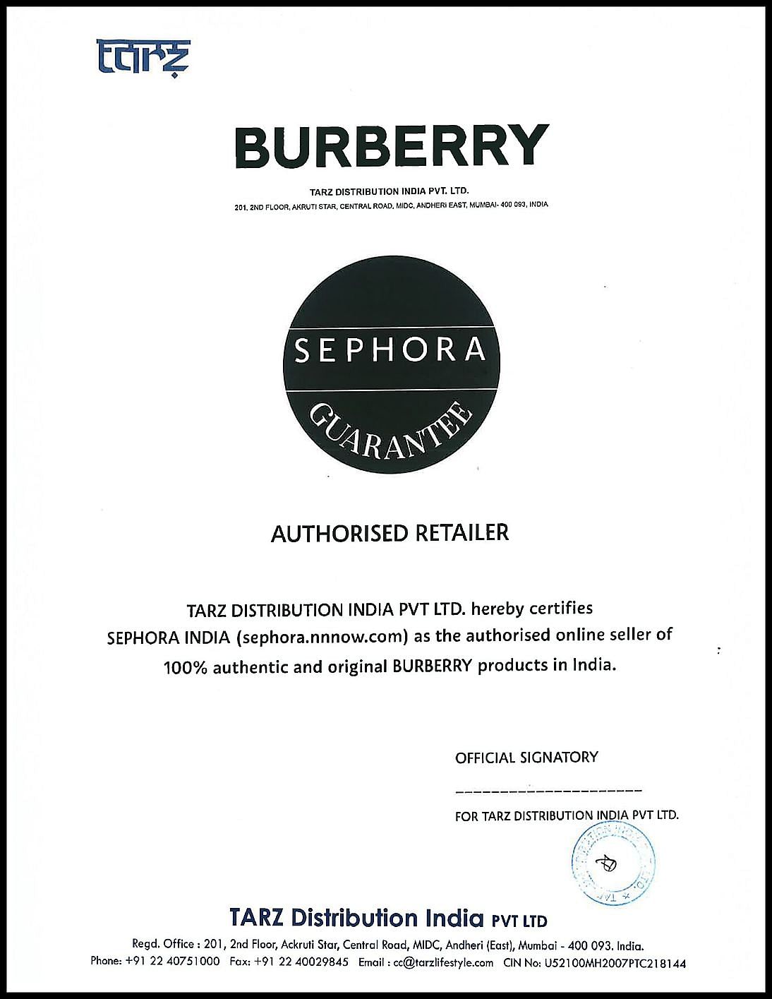 Burberry shop black sephora