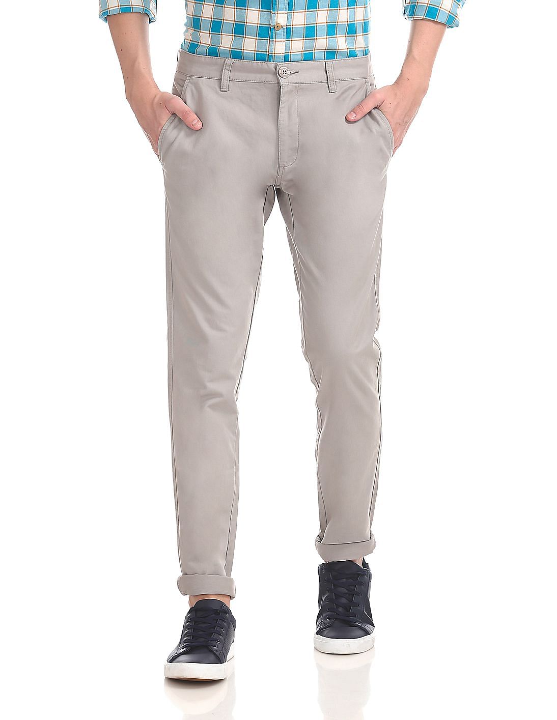 flat front trousers