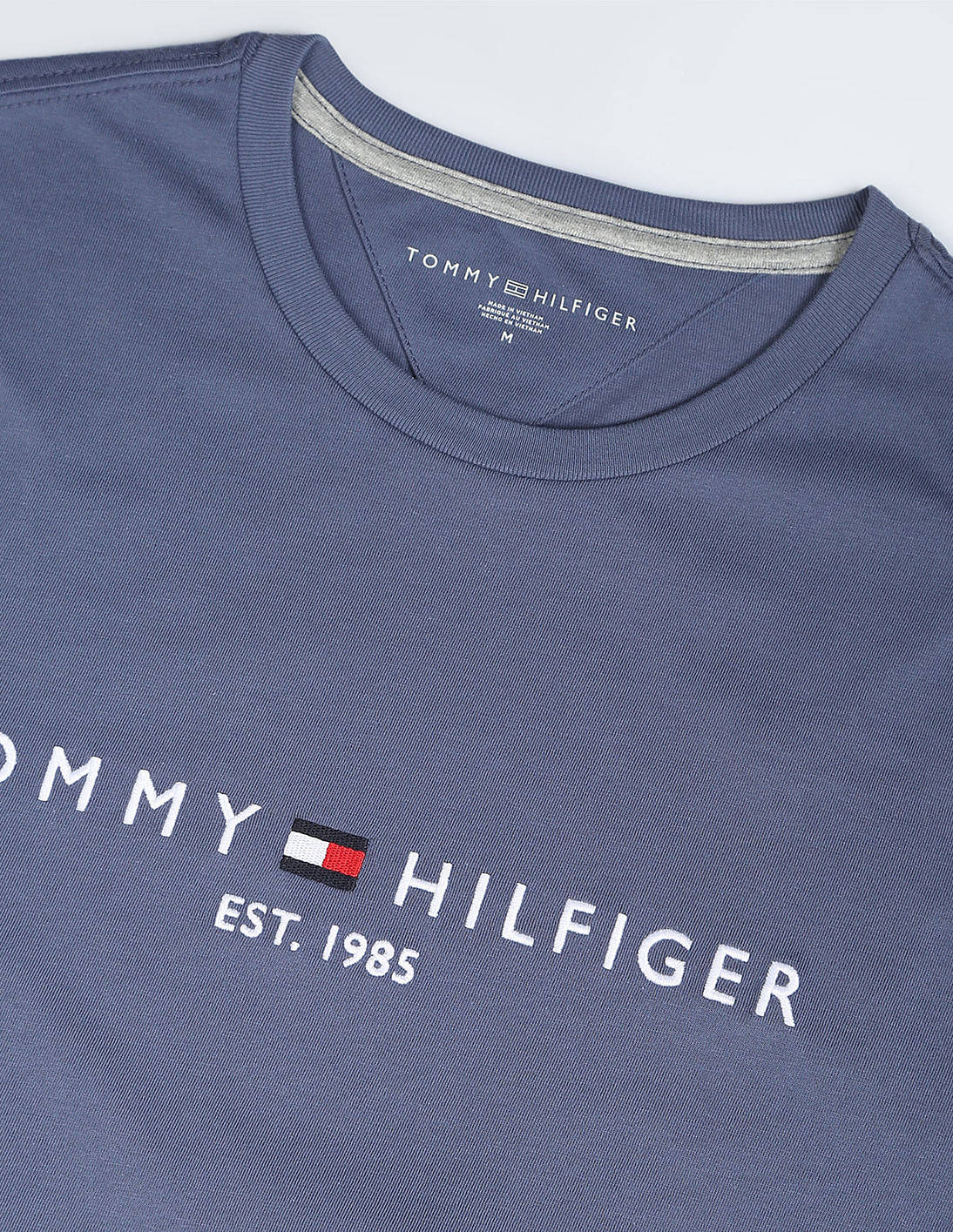 Buy Tommy Hilfiger Embroidered Logo Cotton T-Shirt 