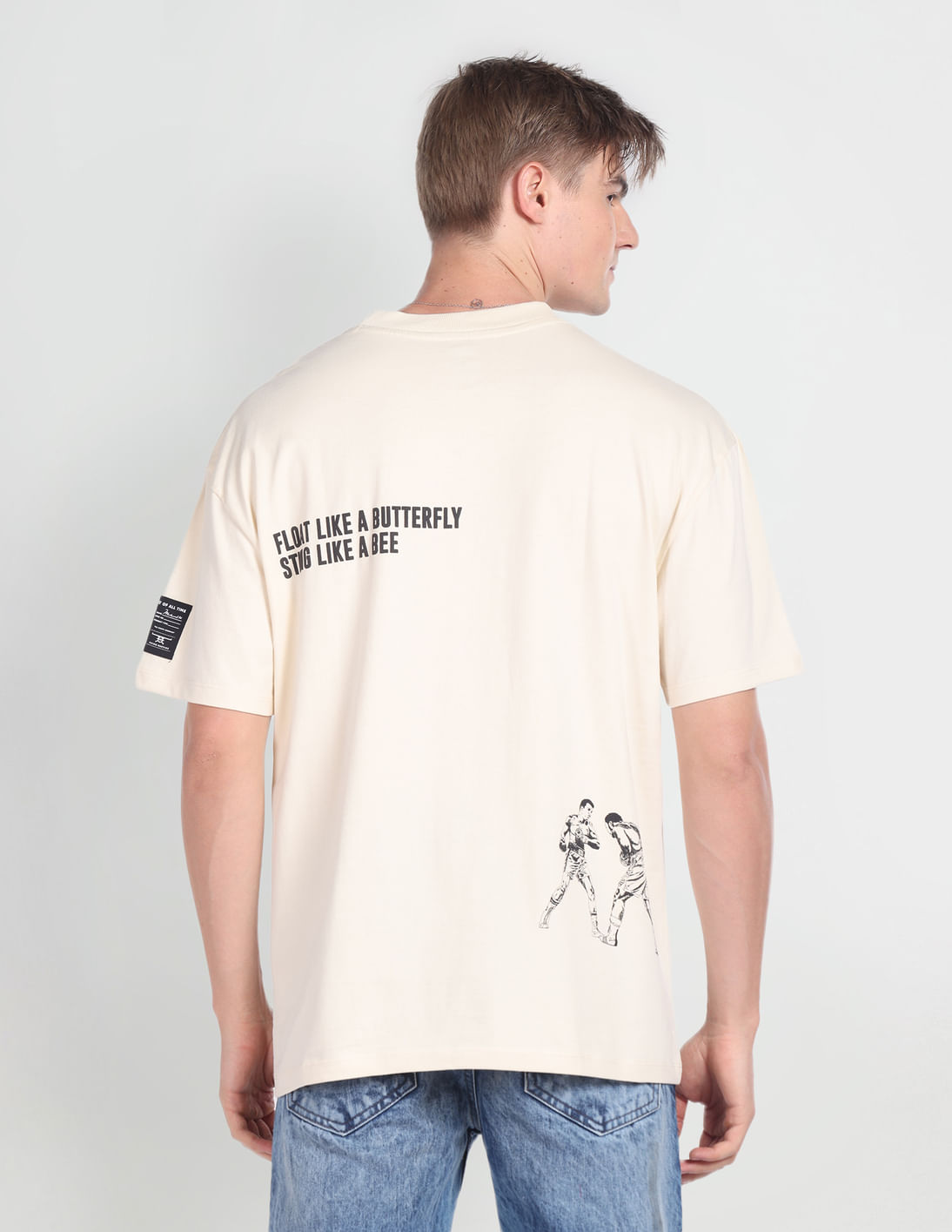 Buy Flying Machine FM X Muhammad Ali Oversized T-Shirt - NNNOW.com