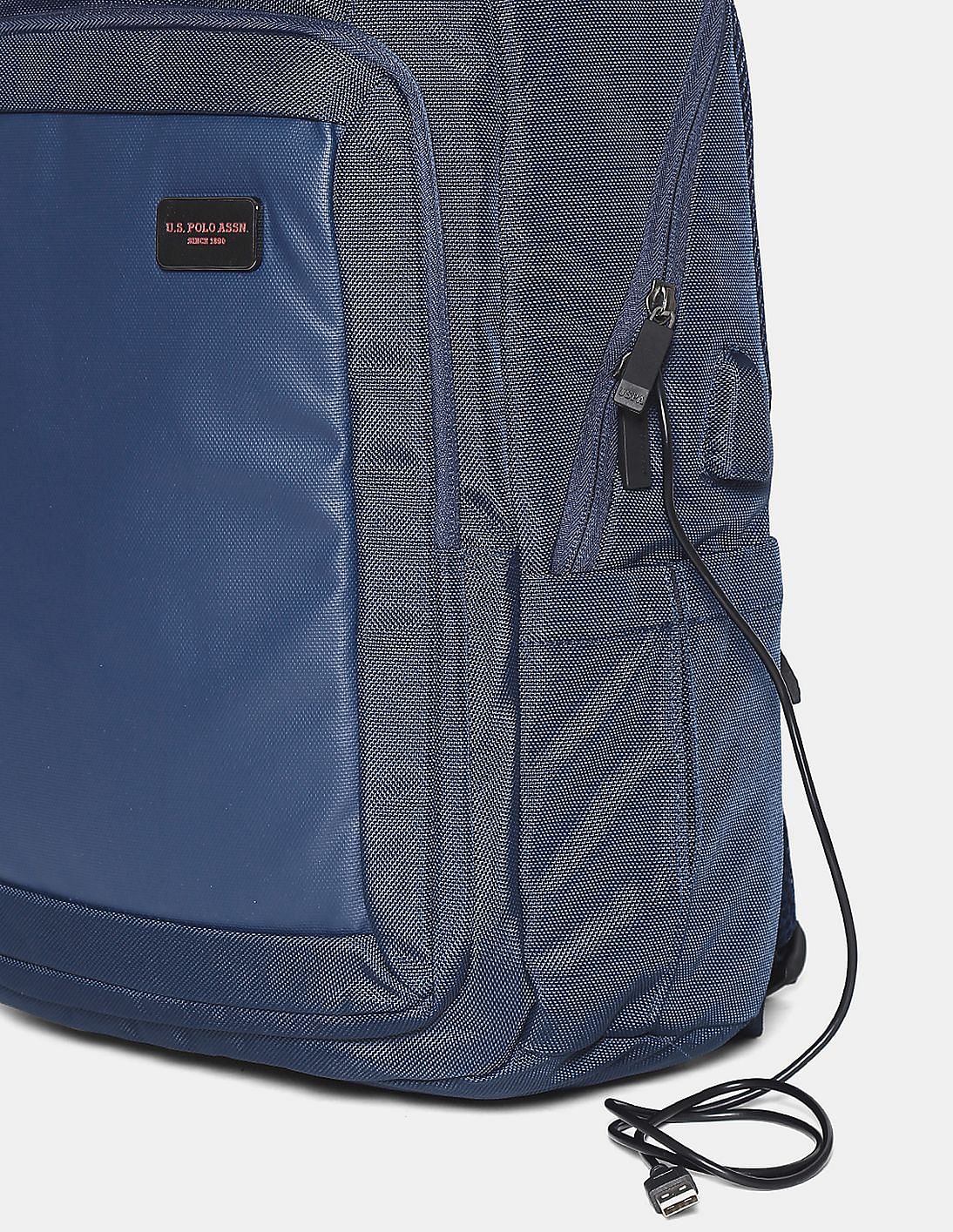 Polène  Bag - Numéro Un Nano - Textured Midnight blue