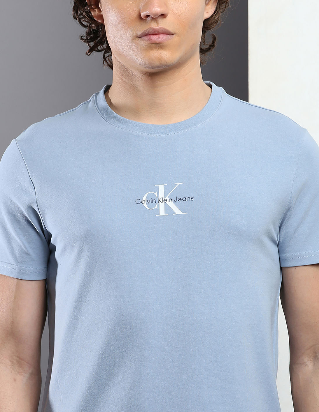 Buy Calvin Klein Jeans Slim Fit Micro Logo T-Shirt 