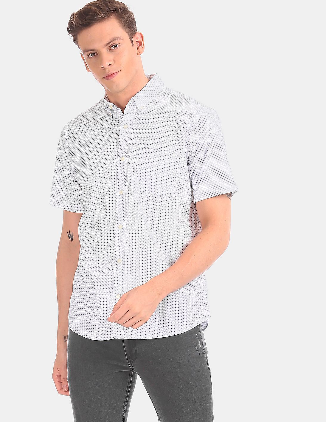 gap short sleeve shirts