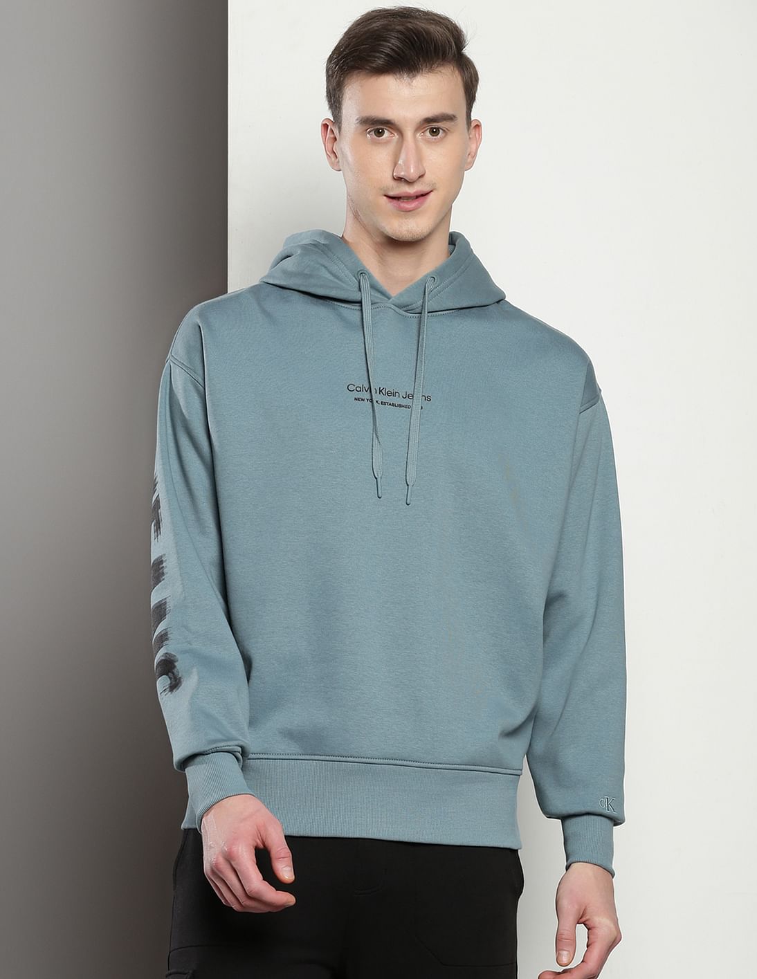 Calvin klein performance logo relaxed sweatshirt hotsell