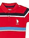 U.S. Polo Assn. Kids Horizontal Stripe Pique Polo Shirt