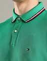 Tommy Hilfiger Solid Regular-Fit Cotton Polo T-Shirt