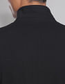 AD by Arvind Textured Slim Fit Knit Edit Blazer