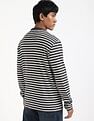 Tommy Hilfiger Logo Striped Regular-Fit Cotton T-Shirt