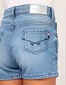 U.S. Polo Assn. Kids Girls Denim Solid Shorts