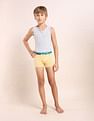 USPA Innerwear Boys Mid Rise Cotton Spandex Trunks - Pack Of 5